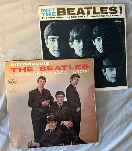 Introducing The Beatles Album Vee Jay VJLP1062 Mismatch Cover w/“PS I Love You”