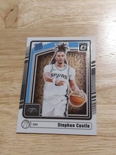 2024-25 Donruss Optic Stephon Castle Rated Rookie Base San Antonio Spurs