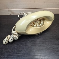 BT Genie TSR-8023 Vintage Dial Telephone Cream Retro Collectable Decor Working