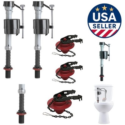 K-400A-5004 Toilet Fill Valve & Durable 2-Inch Flapper   Easy DIY Installation