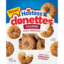 Mini donuts con sabor a churro Hostess Donettes, 9,5 oz