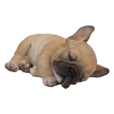 Hi-Line Gift Sleeping Pug Puppy Polyresin Dog Statue Indoor Outdoor Decor