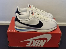 Nike Cortez. White/black/blue. Size 3. Brand New