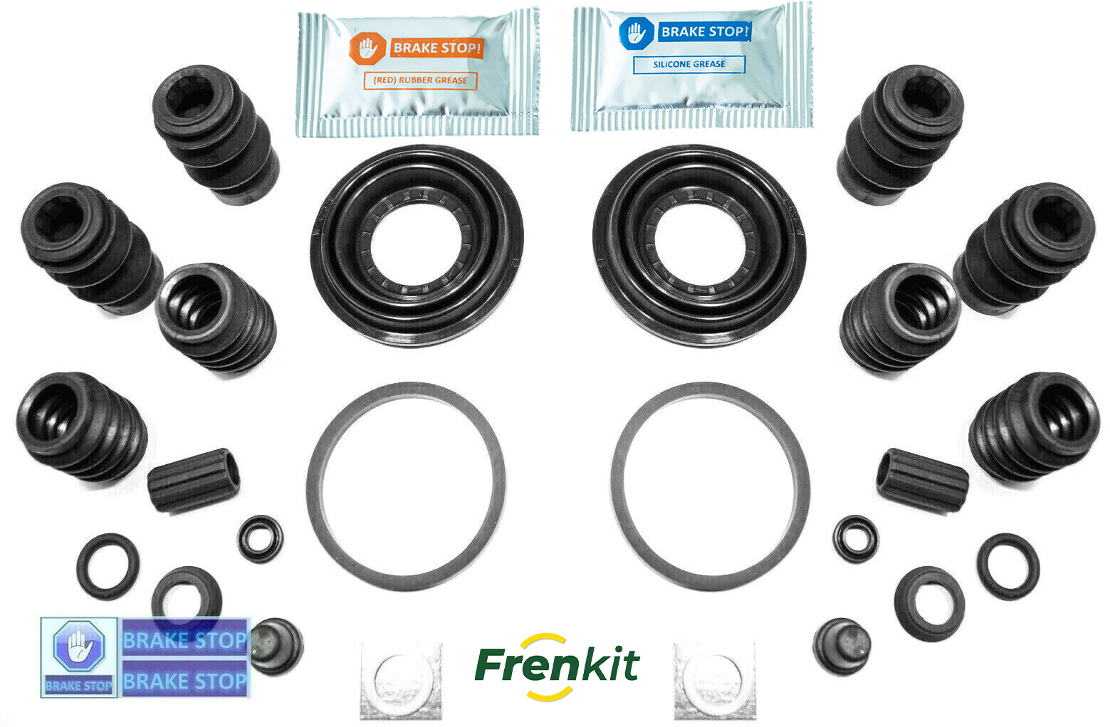 2x REAR BRAKE CALIPER REPAIR SEAL KIT FITS VW Scirocco (137, 138) 2008>17 (38mm)