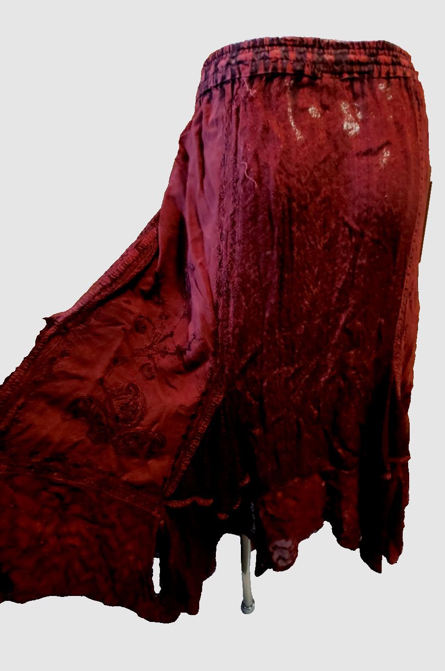 Flying High Footpath India Patchwork Embroidered … - image 5