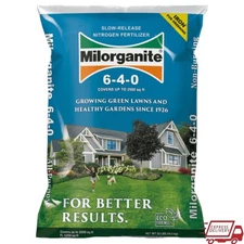 Long Lasting All Purpose Lawn Food 6-4-0 Fertilizer Non Burning Organic 32 lb US