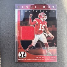 2025 Panini Icon Collection Mahomes #HM-2 Highlight Materials Memo