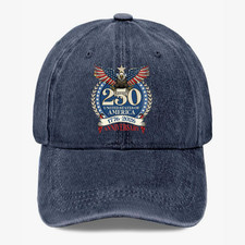 USA 250th Anniversary Hat Patriotic 1776  2026 Eagle Dad Cap Gift Unisex