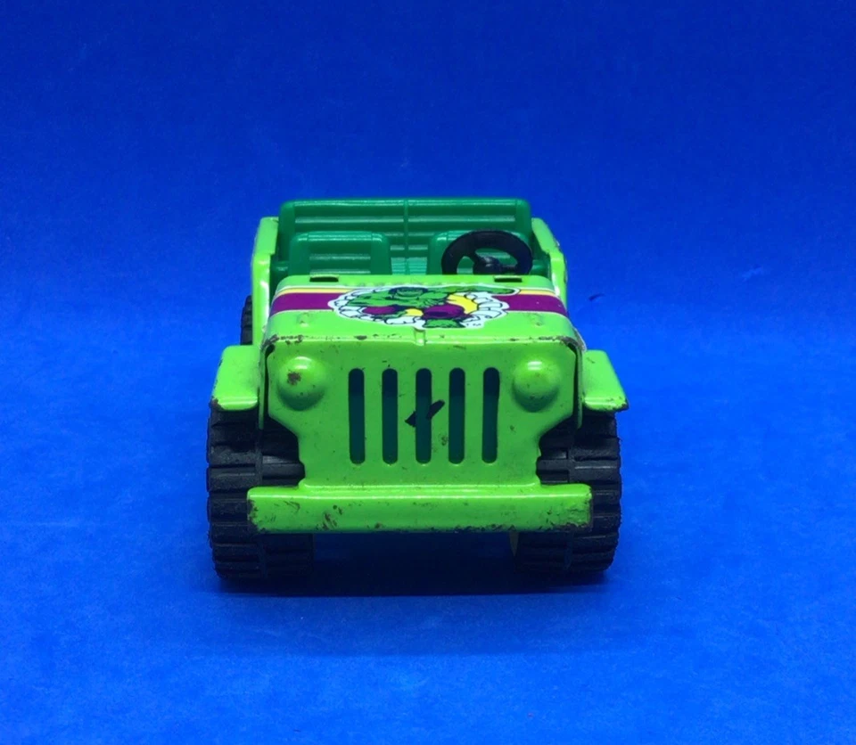 VINTAGE BUDDY L THE INCREDIBLE HULK PRESSED METAL JEEP - image 2 of 4