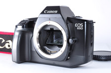 Canon EOS 650 35mm SLR Film Camera Body w/QD Back, Strap, Cap. Good！From JAPAN