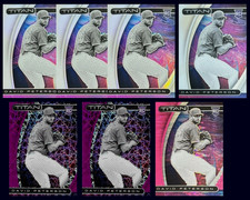 2021 Panini Chronicles Titan David Peterson Rookie Lot Silver/Pink/Purple Prizms
