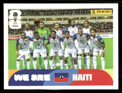 2026 USA Fifa World Cup Panini Sticker TEAM PHOTO Haiti HAI13