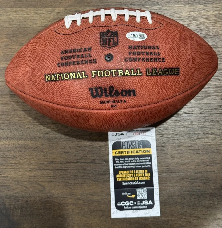 Aaron Rodgers Signed National Football League Wilson The Duke Football & 2 COAs - Image 3 of 4