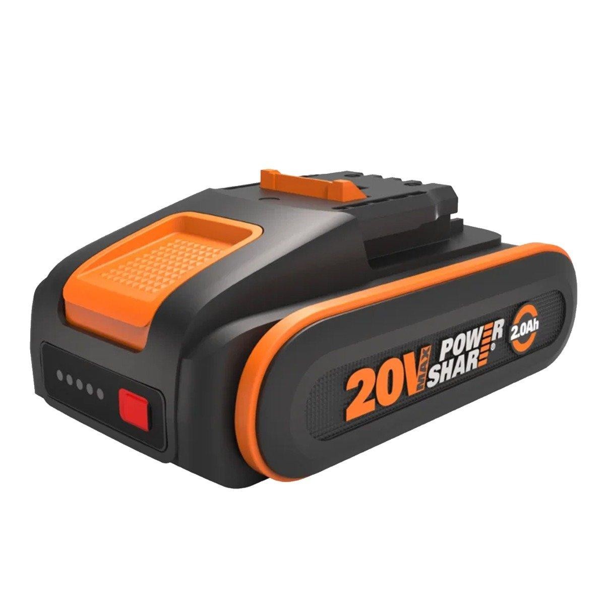 WORX WA3639 20V 2.0Ah PowerShare Battery | 20V 2.0Ah PowerShare battery — compatible with 140+ WORX tools; built-in charge indicator; overcharge protection - Image 7