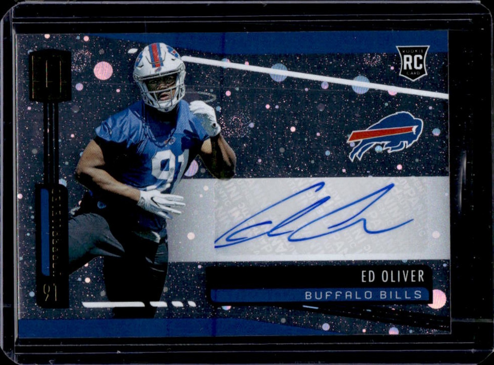 Ed Oliver Panini Unparalleled #209 Autograph-Cosmos