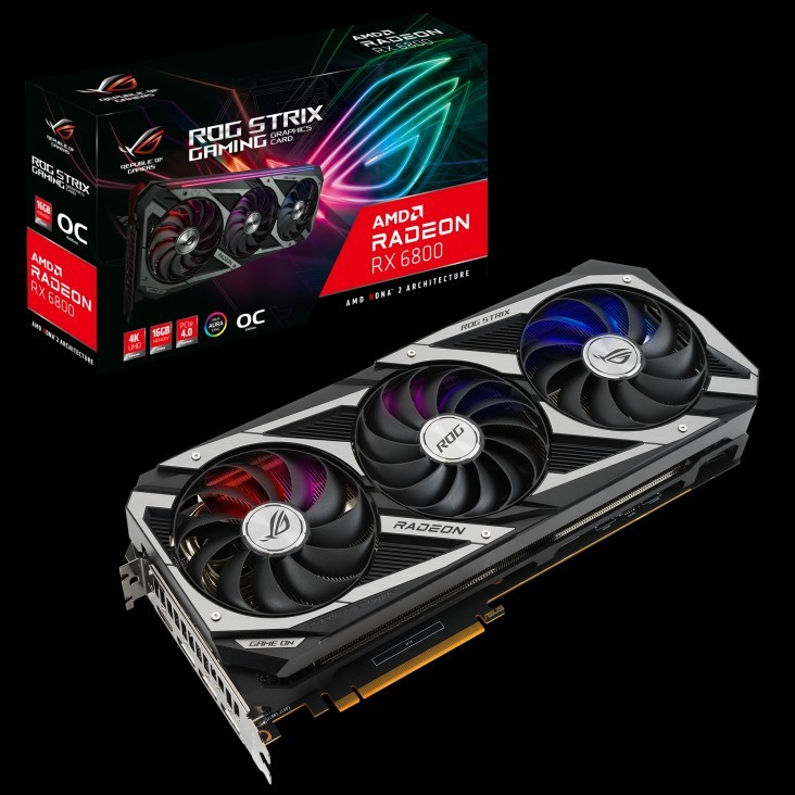 Graphics Card Rx 6800 Rog ASUS ROG STRIX Radeon RX 6800 OC 16GB