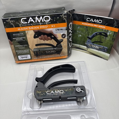 #ad CAMO Marksman Pro X1 Deck Tool 1 16 in. For Edge Fastening Installation USED... $26.25