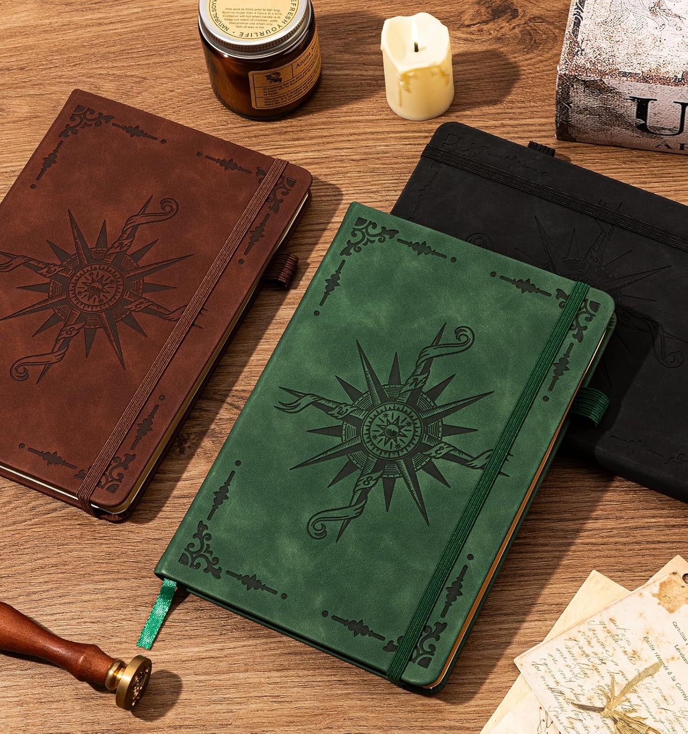 Lined Journal Notebook, A5 200 Pages Leather Journals For Writing Women & Men Tr