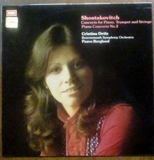Shostakovich: Piano Concertos Nos. 1 2 LP 1975 HMV-EMI ASD 3081