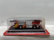 SEALED DEL PRADO IVECO MAGIRUS DREHLEITER DLK 23-12 1/72 DIE CAST FIRE TRUCK