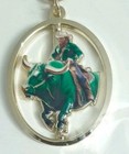 San Antonio Fiesta Vutex 2025 Medal Pin Bull Rider Spinner Pin — photo 4