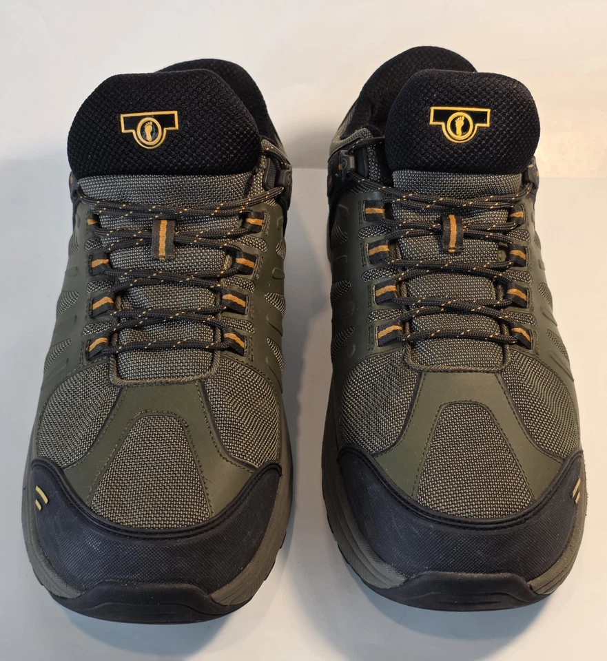 Orthofeet Para hombres 14 2E Ancho Avalon Zapatos Verde Impermeable Senderismo Caminar Tenis Foto 3 de 4