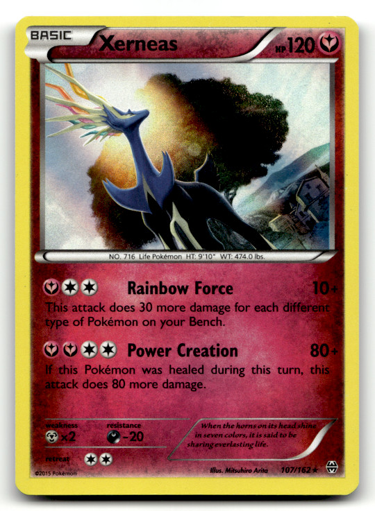Xerneas 107/162 Holo Holo Rare XY - BREAKthrough LP
