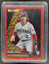 2023 Topps Update Corbin Carroll Black Gold RC Red Rookie #/10 Diamondbacks