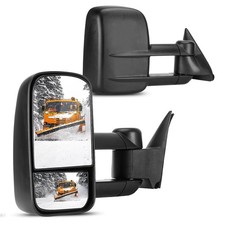 Chevy Silverado GMC Sierra Tow Mirrors 2007-2013 1500 2500HD 3500HD Adjustable