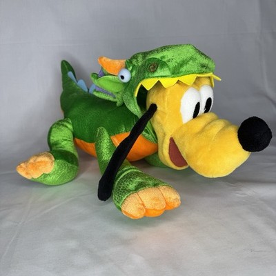 Pluto Dog Dragon Costume 16'' Plush Stuffed Animal Disney Store Great condition