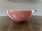 Vintage PYREX Pink Gooseberry 4 Qt Cinderella Mixing Bowl #444