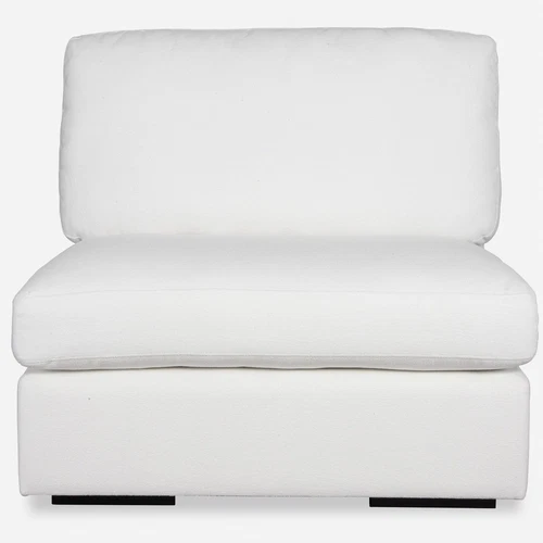 Uttermost Refuge Armless Arctic White Sofa - Picture 1 of 6