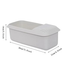 1pc Microwave Pasta Cooker With Strainer Heat Resistant Pasta Boat Spaghetti