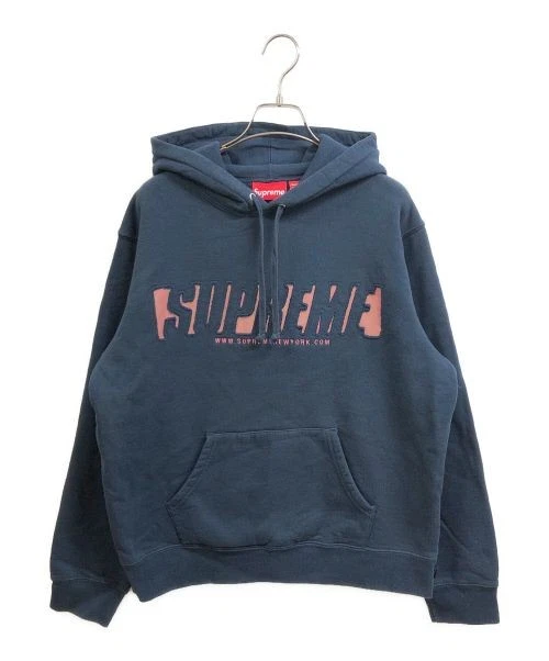 Sweat à capuche S Supreme à découpe réfléchissante