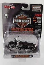 2004 Maisto Harley Davidson 1936 El Knucklehead Series 2 Motorcycle 1:24 Scale