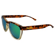 Epoch Eyewear LXE Skateboarding Sport Sunglasses Tortoise Gold with Green Mir...
