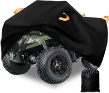 Waterproof ATV Cover, Heavy Duty 300D 4 Wheeler Cover, All Weather Outdoor Prote