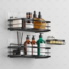 3 Pack Shower Caddy Shelf Bathroom Basket Bath Storage Holder Organizer Rack NEW