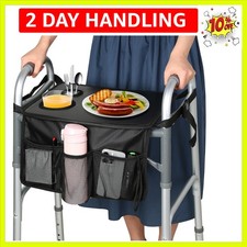 Walker Tray for Folding Walker, Trays for Walkers for Seniors Detachable with...