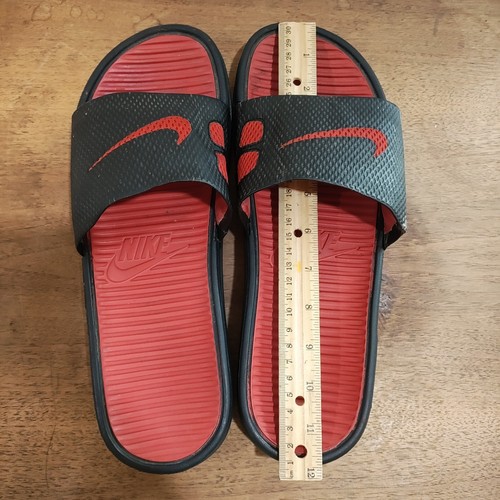 Nike Benassi Solarsoft Slides Sandals Red Black 431884-011 2013 Mens Size 10 - Bild 11 von 12