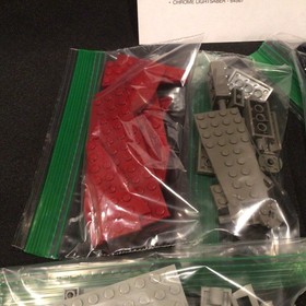 Vintage LEGO Star Wars Set 7143 Jedi Starfighter (2002) NOT COMPLETE