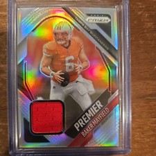 2025 Panini Prizm #PJY-BMD Baker Mayfield Premier Patch Tampa Bay Buccaneers