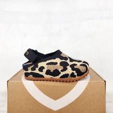 9 TODDLER - Rothys The Kids Clog - Desert Cat Leopard - 443-002