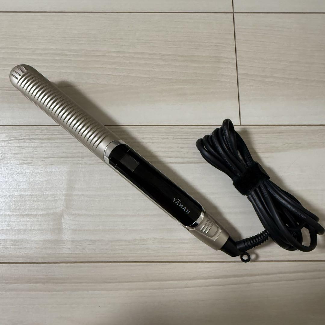 YA-MAN Smooth Hair Straightener Photo Ion Authentic Preowned Tested Silver Tone