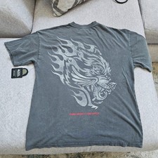 Darc Sport x Von Dutch Premium Oversized Tee in Wolf Gray Medium SOLD OUT