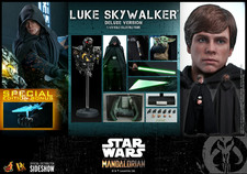 Hot Toys Mandalorian Luke Skywalker 1 6 Star Wars Special Deluxe Edition DX23