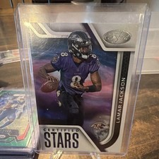 Panini 2022 Certified Stars Lamar Jackson #CS-5 Baltimore Ravens Football