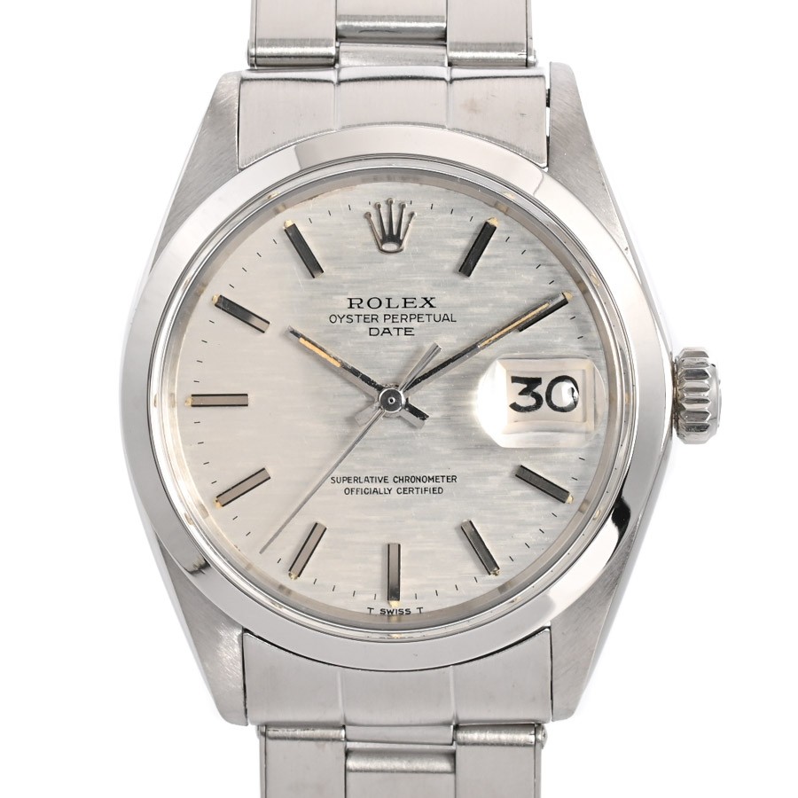ROLEX Oyster Perpetual Date 1500 Watches / Silver Mechanical Automatic mens