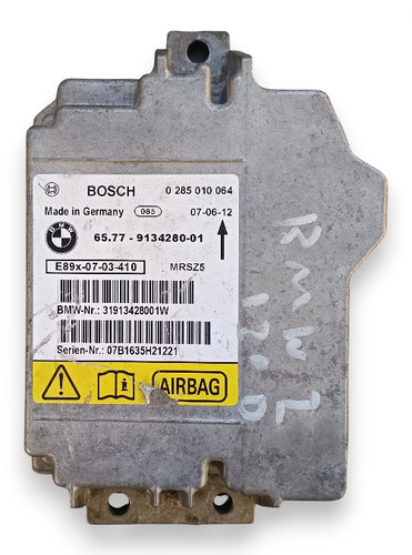 BMW E81/E82/E90/E91 Airbagsteuergerät 65.77-9134280-01 / 0285010064 Airbagsensor