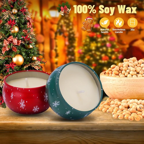 12PCS Christmas Scented Candles Gift for Women- Aromatherapy Candle for Home ... - Picture 6 of 9